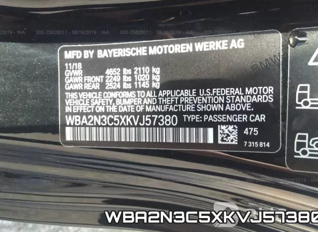 WBA2N3C5XKVJ57380 фото 10