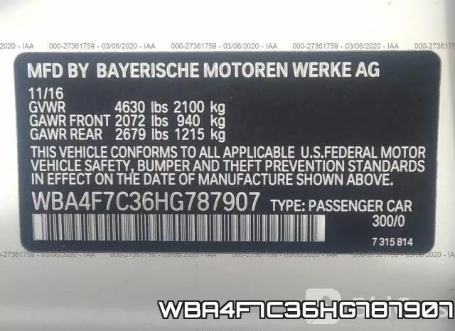 WBA4F7C36HG787907 фото 10