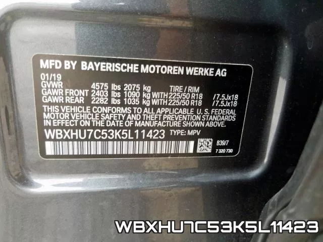 WBXHU7C53K5L11423 фото 2