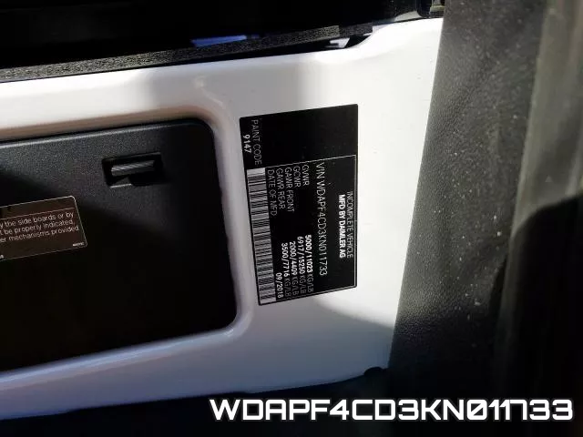 WDAPF4CD3KN011733 фото 2