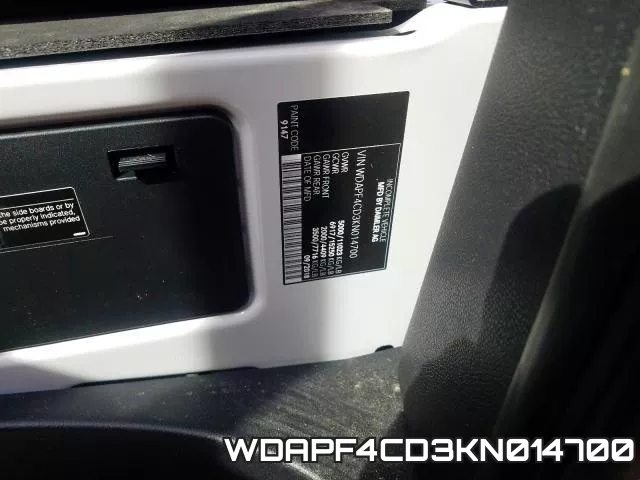 WDAPF4CD3KN014700 фото 2