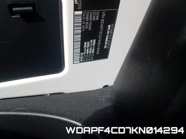 WDAPF4CD7KN014294 фото 2