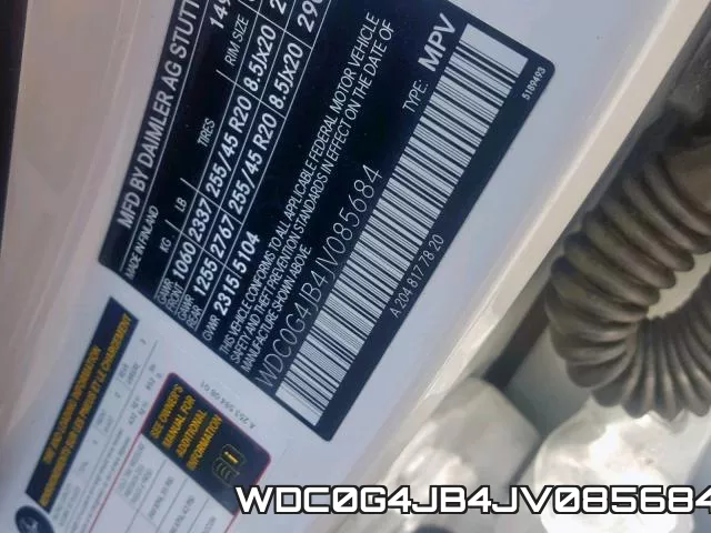WDC0G4JB4JV085684 фото 2