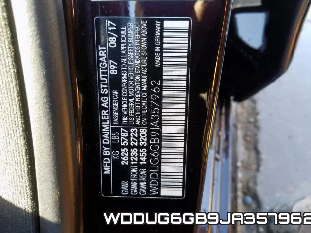 WDDUG6GB9JA357962 фото 2