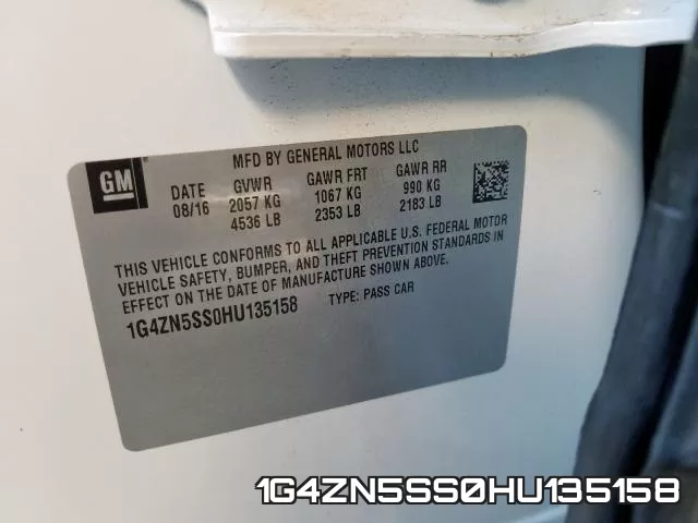 1G4ZN5SS0HU135158 фото 2