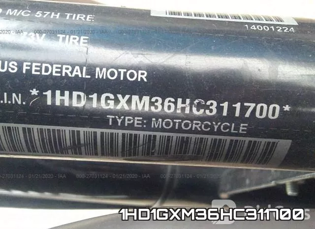 1HD1GXM36HC311700 фото 2