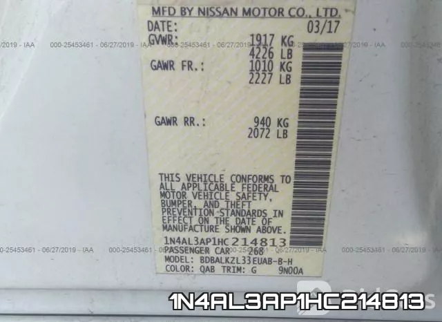 1N4AL3AP1HC214813 фото 10
