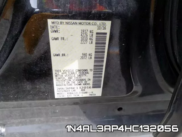 1N4AL3AP4HC132056 фото 2