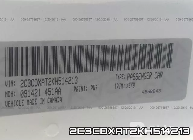 2C3CDXAT2KH514213 фото 10