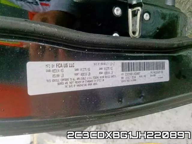 2C3CDXBG1JH220897 фото 2