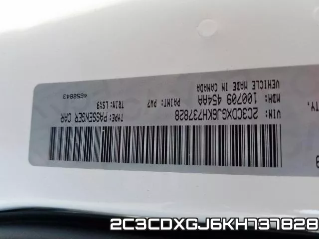 2C3CDXGJ6KH737828 фото 2