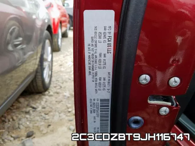 2C3CDZBT9JH116747 фото 2
