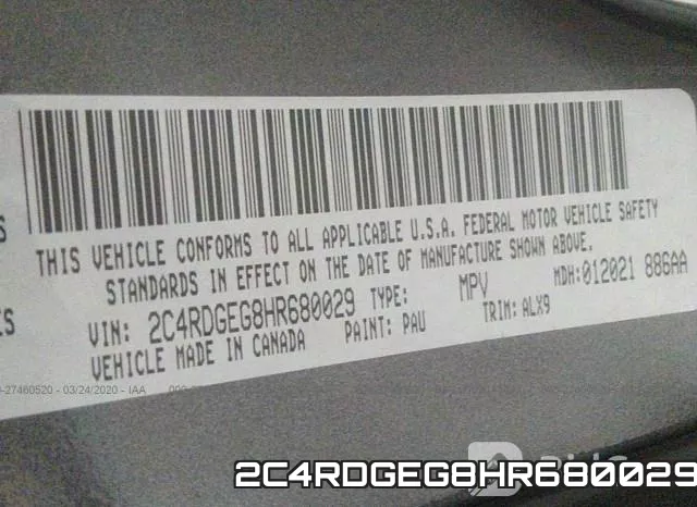 2C4RDGEG8HR680029 фото 10