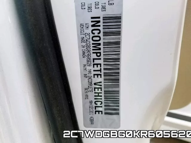 2C7WDGBG0KR605620 фото 2