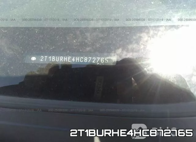 2T1BURHE4HC872765 фото 10