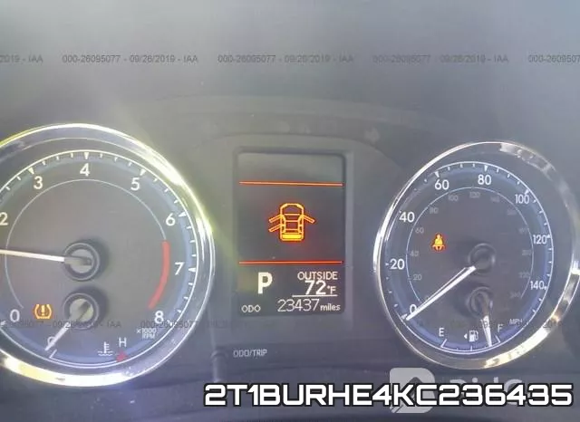 2T1BURHE4KC236435 фото 8