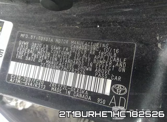 2T1BURHE7HC782526 фото 10