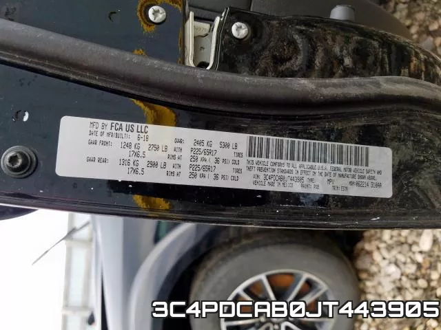 3C4PDCAB0JT443905 фото 2