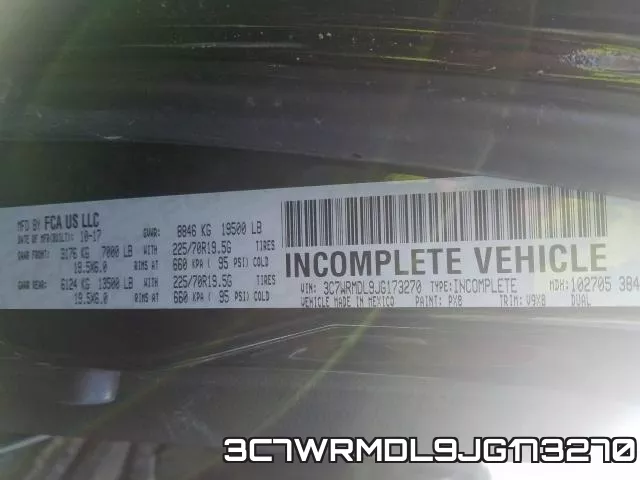 3C7WRMDL9JG173270 фото 2