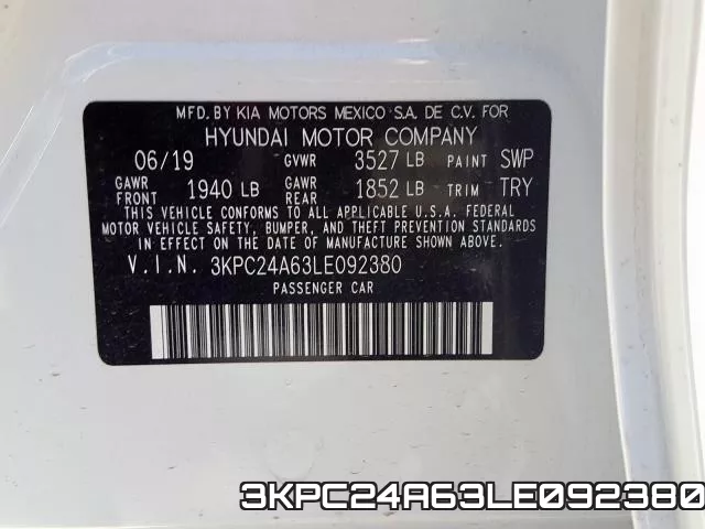 3KPC24A63LE092380 фото 2