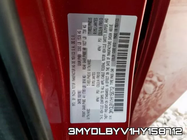 3MYDLBYV1HY158712 фото 2