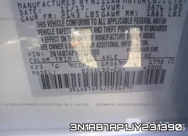 3N1AB7AP1JY231390 фото 10