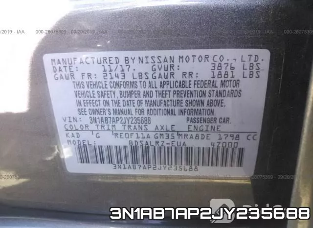 3N1AB7AP2JY235688 фото 10