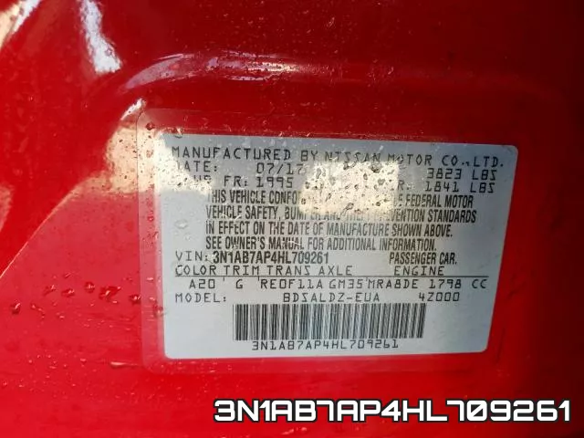 3N1AB7AP4HL709261 фото 2