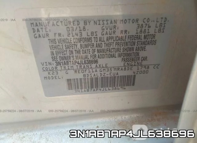 3N1AB7AP4JL638696 фото 10