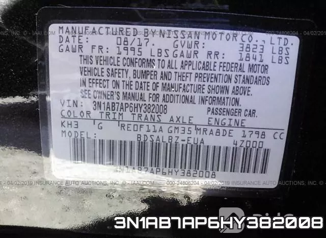 3N1AB7AP6HY382008 фото 10