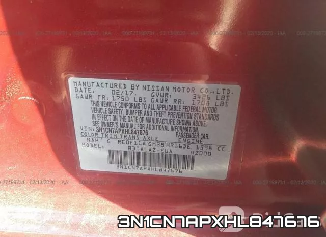 3N1CN7APXHL847676 фото 10