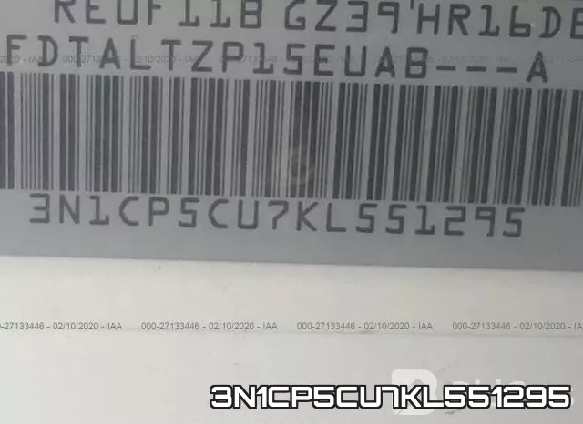 3N1CP5CU7KL551295 фото 10