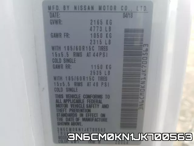 3N6CM0KN1JK700563 фото 2