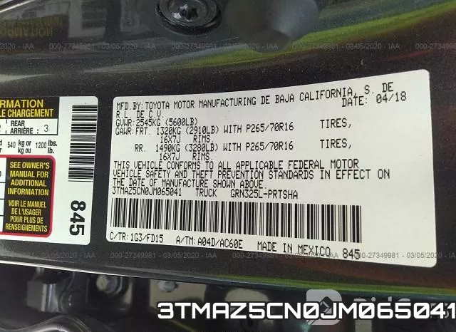 3TMAZ5CN0JM065041 фото 10