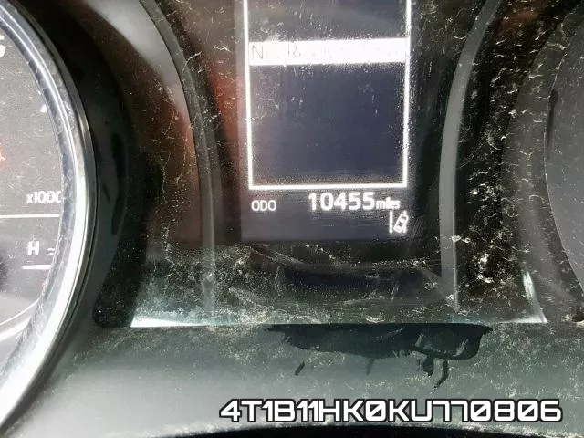 4T1B11HK0KU770806 фото 9