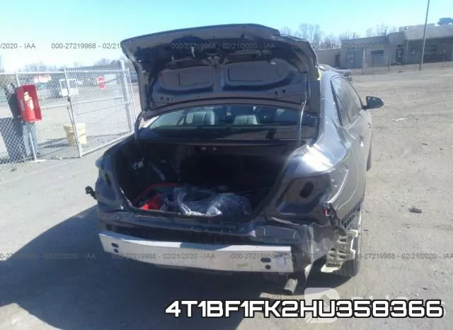 4T1BF1FK2HU358366 фото 7