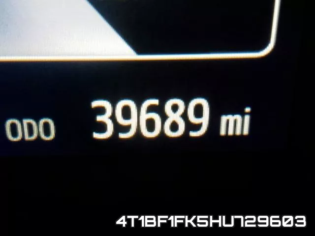 4T1BF1FK5HU729603 фото 9