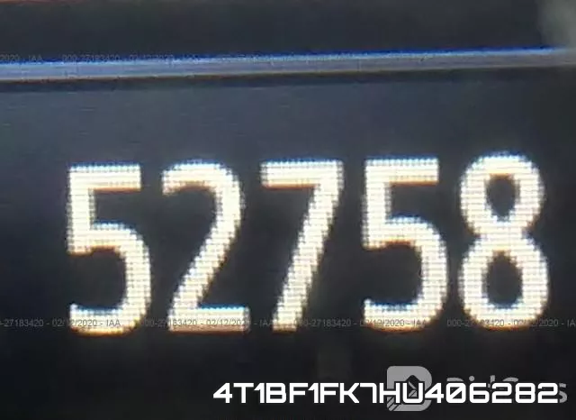 4T1BF1FK7HU406282 фото 8