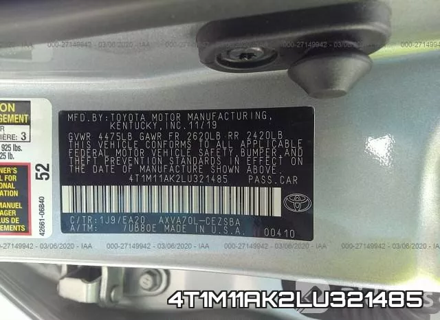4T1M11AK2LU321485 фото 10