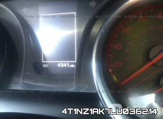 4T1NZ1AK7LU036214 фото 8