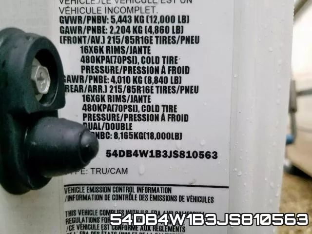 54DB4W1B3JS810563 фото 2