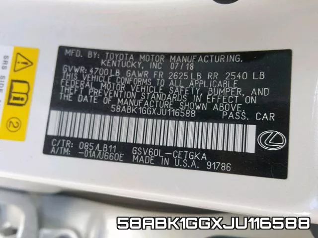 58ABK1GGXJU116588 фото 2
