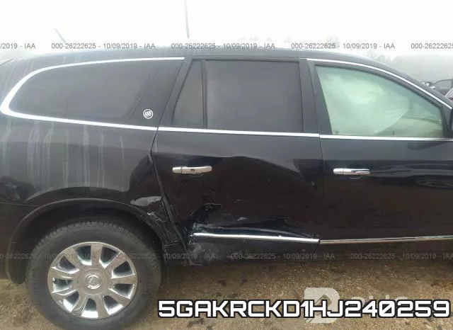 5GAKRCKD1HJ240259 фото 7