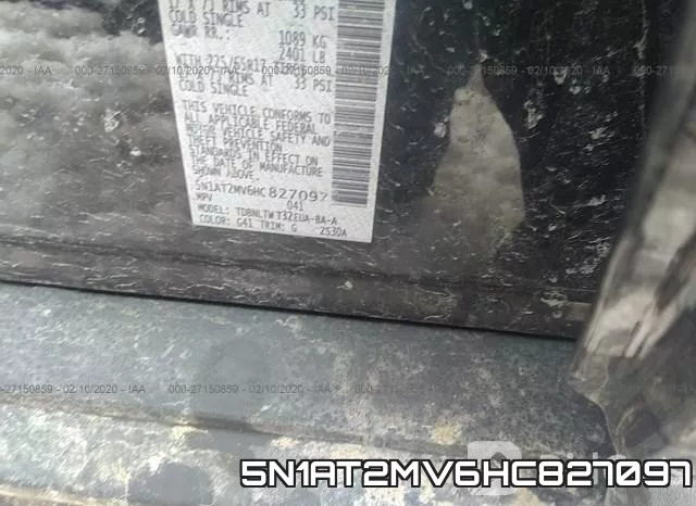 5N1AT2MV6HC827097 фото 10