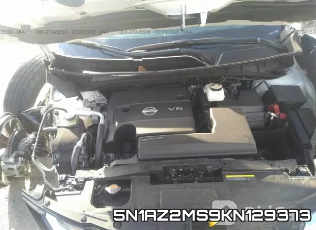 5N1AZ2MS9KN129373 фото 2