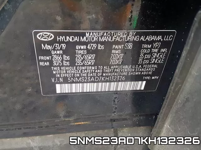 5NMS23AD7KH132326 фото 2