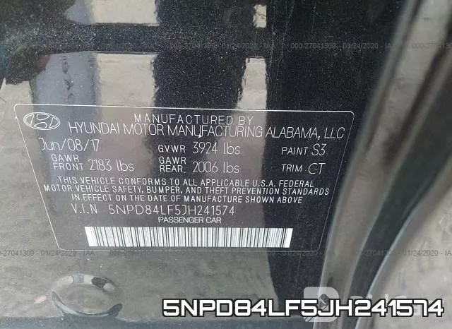 5NPD84LF5JH241574 фото 10