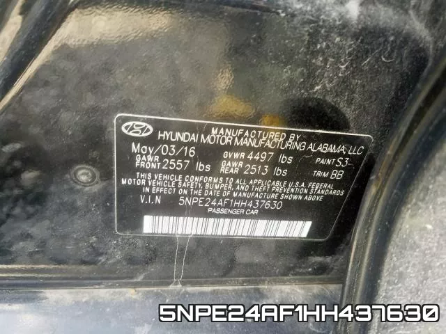 5NPE24AF1HH437630 фото 2