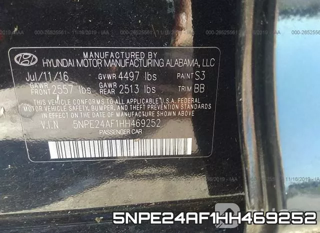 5NPE24AF1HH469252 фото 10