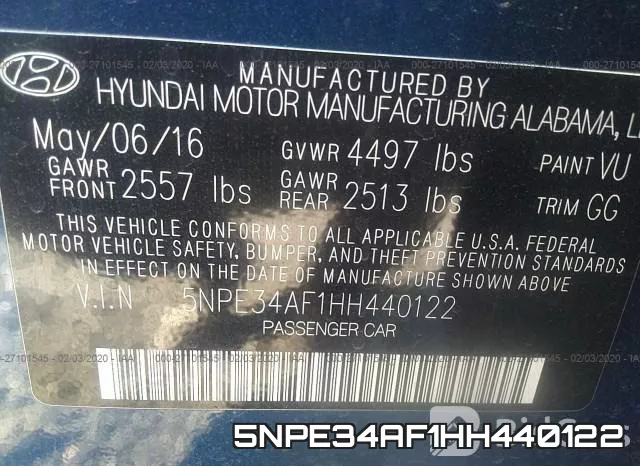 5NPE34AF1HH440122 фото 10